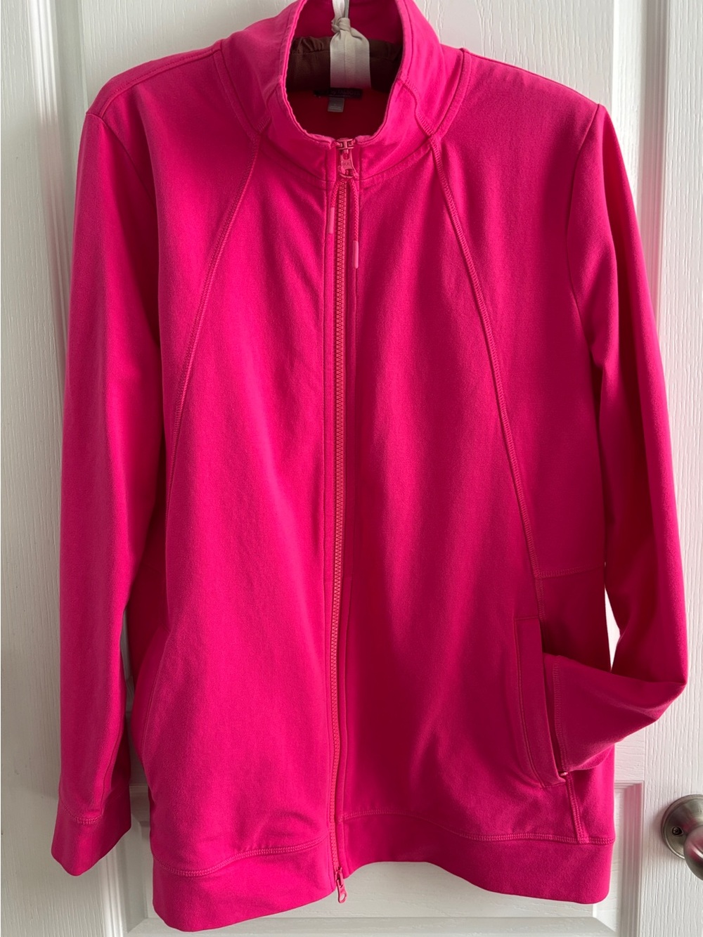 Talbots Pink Full-Zip Fleece Jacket